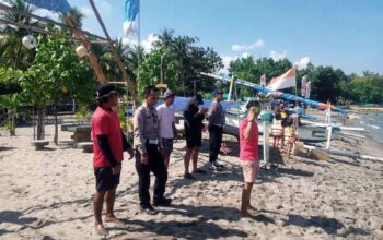 Patroli Rutin Polsek Batulayar Jaga Kondusifitas Wisata Senggigi
