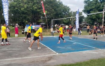Atmosfer Persaudaraan dan Sportivitas di Voli Bhayangkara Lombok Barat