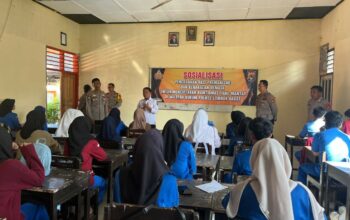 Bahaya Narkoba dan Pernikahan Dini Disorot di SMK N 2 Kuripan