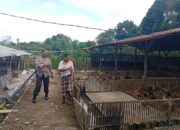 Warga Merembu Tengah Didorong Mandiri Pangan oleh Bhabinkamtibmas