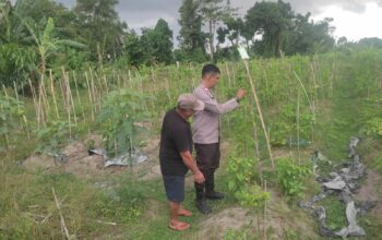 Polisi Bina Desa: Ketahanan Pangan Jadi Misi Sambang di Lombok Barat