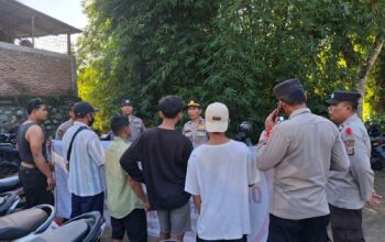 Polres Lombok Barat Gelar Penyuluhan Kamtibmas di Pasar Kuripan