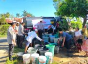Polres Lombok Barat Salurkan 5.000 Liter Air Bersih, Wujud Kepedulian di Hari Bhayangkara Ke-79