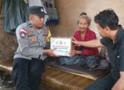 Polsek Sekotong Salurkan Bantuan Nutrisi di Dusun Sayong
