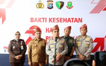 Polda Riau Gelar Bakti Kesehatan Dalam rangka Menyambut HUT Bhayangkara ke-79,