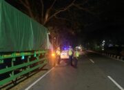 Patroli Malam Intensif Satlantas Amankan Bypass BIL Lombok Barat