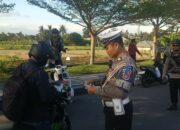 Satlantas Lombok Barat Gelar Operasi Patuh, Fokus Disiplin Pengendara Roda Dua