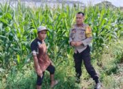 Polsek Labuapi Motivasi Petani di Desa Bagik Polak